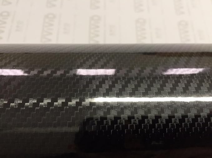 VViViD Epoxy High Gloss Carbon Fiber Automotive Vinyl Wrap (2ft x 5ft, Black)