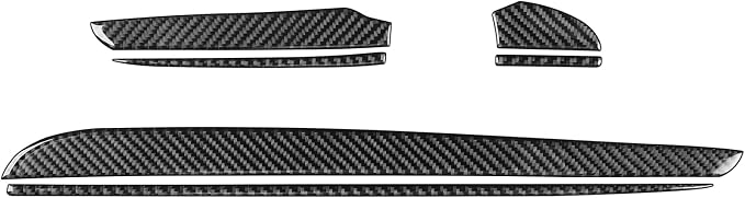 Real Carbon Fiber Trim for Chrysler 300 Accessories | for 2015-2023 300C 300S Limited/Touring Instrument Panel Sticker Interior Thick Overlay Decal