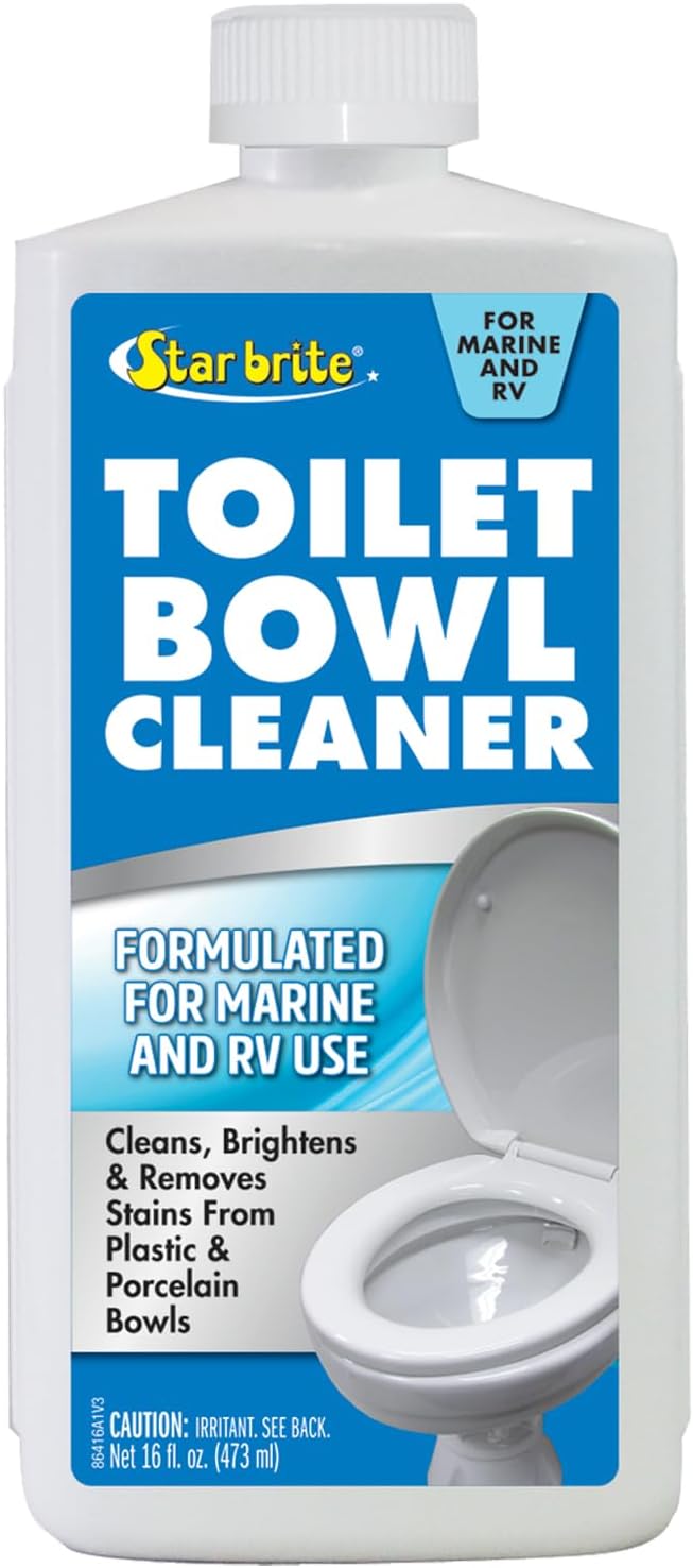 STAR BRITE Toilet Bowl Cleaner - For Boat, RV, Portable Toilets, Removes Stains, Fresh Scent, 16oz (086416)