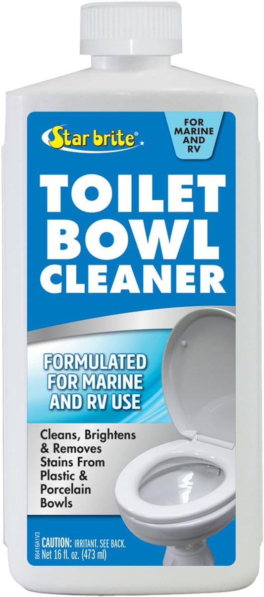 STAR BRITE Toilet Bowl Cleaner - For Boat, RV, Portable Toilets, Removes Stains, Fresh Scent, 16oz (086416)