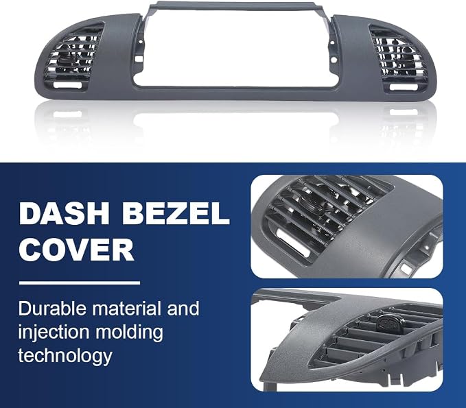 PIT66 Dash Panel Bezel Fit Dodge Sprinter 2002-2006 With A/C Nozzle Right | Dash Panel Bezel Compatible with Dodge Sprinter 2002-2006 LH Passenger Side With A/C Nozzle Dash Board