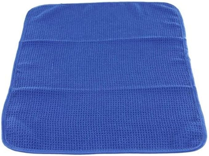 Chemical Guys, Waffle Weave Glass & Window Microfiber Towel, Blue, 24 x 16 | For streak-free cleaning on cars, home glass, windows and mirrors, 7x absorbent streak-free glass cloth