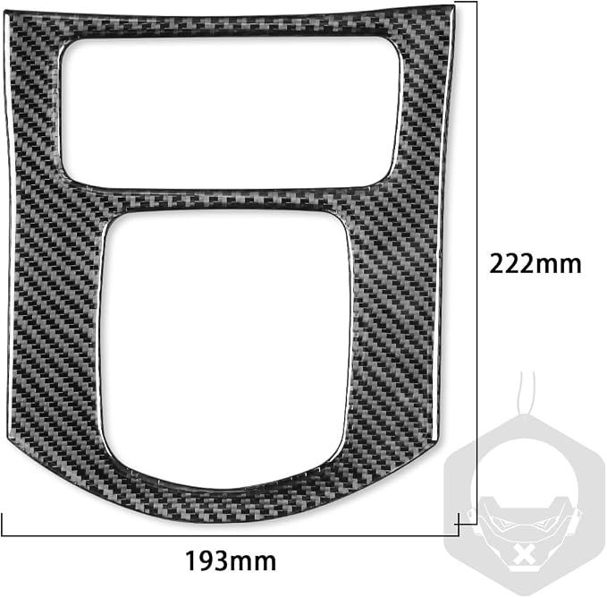 Real Carbon Fiber Trim for Infiniti Accessories | for G35 G37 X 2007 2008 2009 2010 Sedan Coupe Convertible Center Console Gear Shift Panel Interior Thick Overlay Decal - C