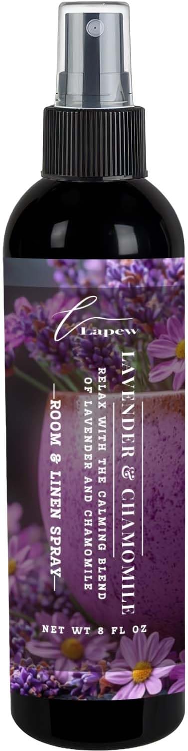 Lapew Room & Linen Spray | Fragrance Mist for Home, Car & Office | Fabric & Air Freshener | Neutralizing Mist | Made in USA | Lavender & Chamomile