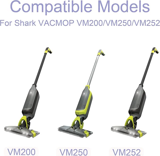 Disposable Hard Floor Mop Replacement Pads – Compatible with Shark VACMOP VM252, VM250, VM190, VC205, QM250 for All Hard Floors 10 Pack