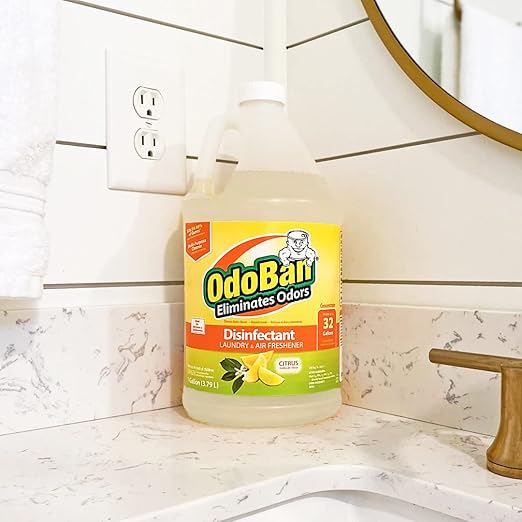 OdoBan Disinfectant Concentrate and Odor Eliminator, 2 Gallons, Citrus Scent