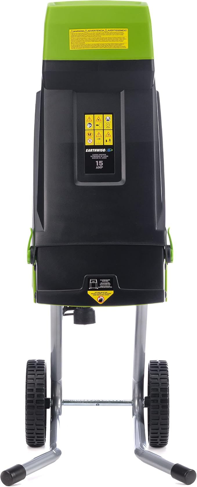 Earthwise GS015 15-Amp Electric Corded Chipper/Shredder with Collection Bag