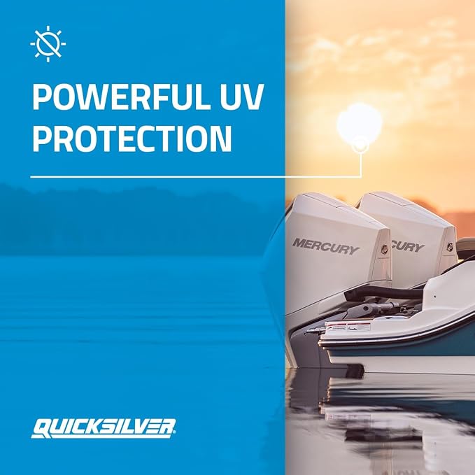 Quicksilver Spotless Shine for Marine Boats and Outboard Engines, RV and Powersports, 32 oz.