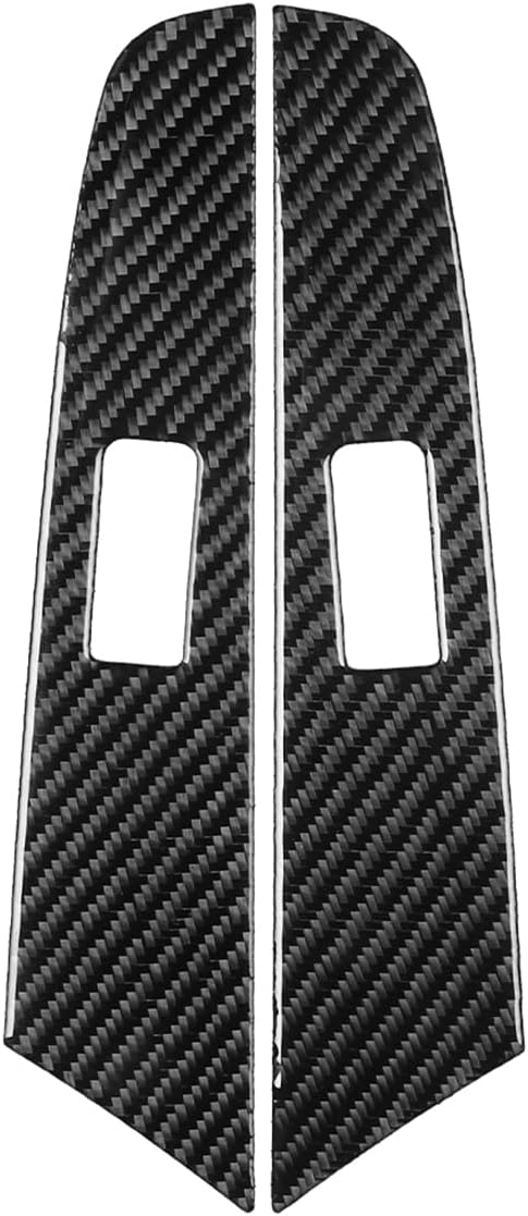 Real Carbon Fiber Decorations Rear Decals Fit for Mazda 3 2004-2009 | Decorations Rear Door Window Switch Control Panel Trim | Accessories | Anti-scratch