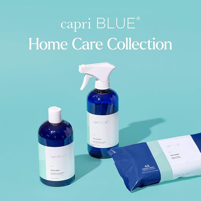 Capri Blue Volcano Cleaning Concentrate, Multi Purpose Cleaner, Cleaning Products Safe for Floors, Tile, Countertops and More - Vegan & Cruelty Free - Non-Toxic Sanitation Supplies (16 Fl Oz)