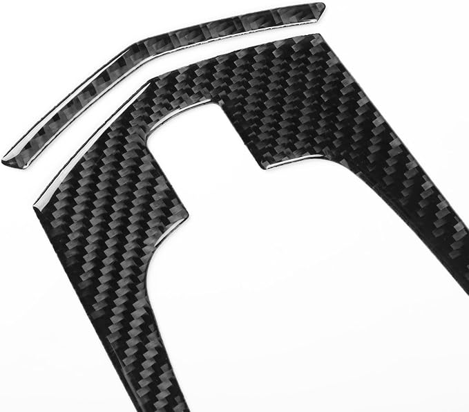 Gear Shift Panel Sticker Real Carbon Fiber Compatible with Cadillac CTS 2008 2009 2010 2011 2012 2013, Interior Car Trim Accessories