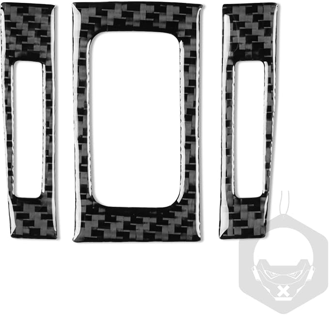 Center Vent Knob Trim for Toyota Corolla 2009-2013 Accessories Black | Soft Carbon Fiber | Upgrades for Car | Only for Left-Hand Drive | Anti-Scratch | Sporty Style