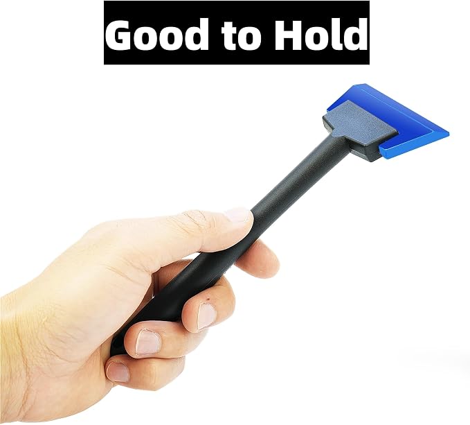 Small Squeegee Set - 2.7 & 4.9inch in Widths - Efficient Water Wiper Rubber Blade Window Tint Squeegee, Perfect for Car Window, Mirror Cleaning, Window Film, or Glass Door, Tiles