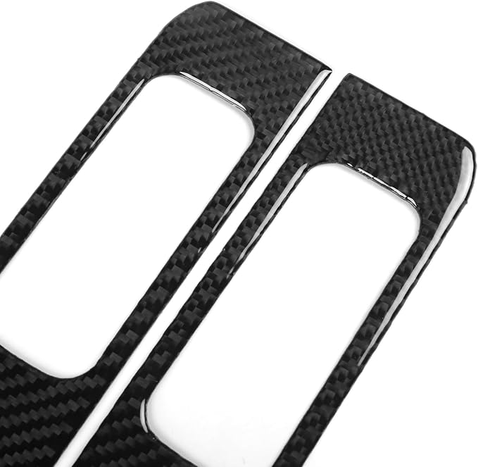 Fit for Ford Expedition 2007-2014 Accessories Window Lift Panel Trim | Real Soft Carbon Fiber, Door Window Lift Control Panel Cover Stickers, Anti-scratch, Interior Cover, Decorations