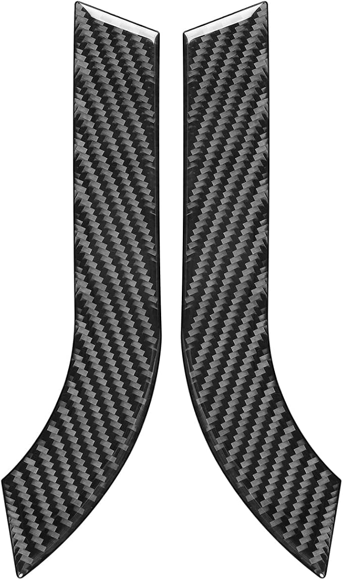 Real Carbon Fiber Trim for Honda Accord Accessories | for 2003 2004 2005 2006 2007，Central Console Panel Side Cover，Thick Overlay Sticker Decal
