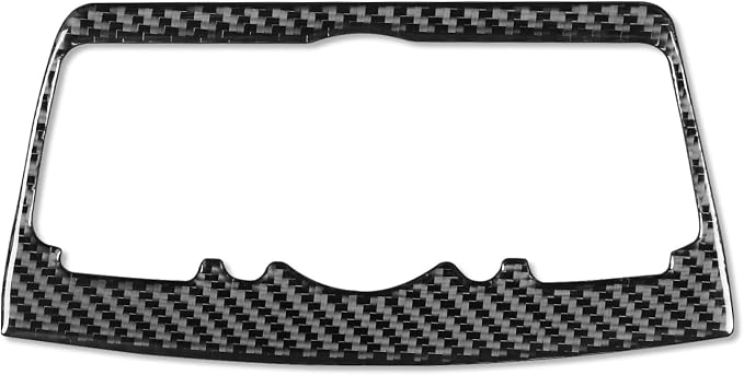 Real Carbon Fiber Trim for Infiniti Accessories | for G35 G37 G25 Q60 Q40 2007-2015 X S Sedan Coupe Convertible Navigation Control Switch Frame Interior Thick Overlay Decal