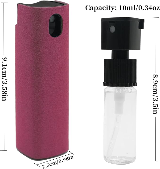 3 Pcs Car Screen Cleaner Accessories, Hatstart Electronic Touch Screens Cleaning Kit for LCD Display TV Laptop Computer Tablet PC Flat Screens, Works with iPhone iPad MacBook Pro - Hot Cute Pink