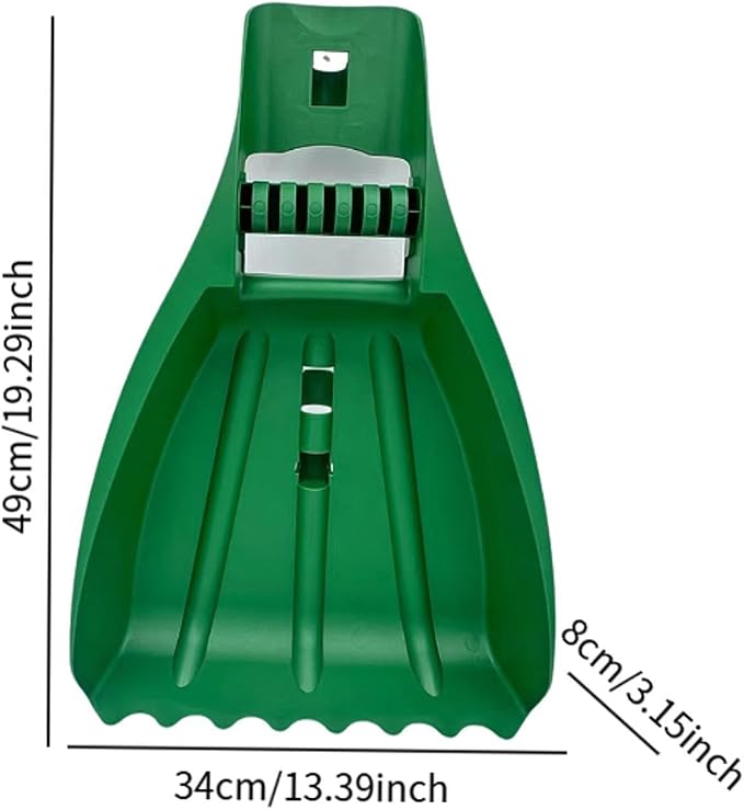 Scoops Leaves Grabber Ergonomic Grip Lightweight Leaf Rake Garden Rake Grabbers for Cleaning Garbage, 1Pcs