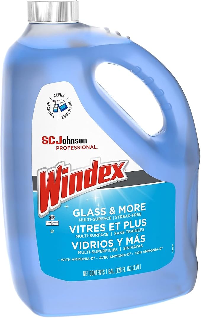 Windex Unscented Glass 1 gallon