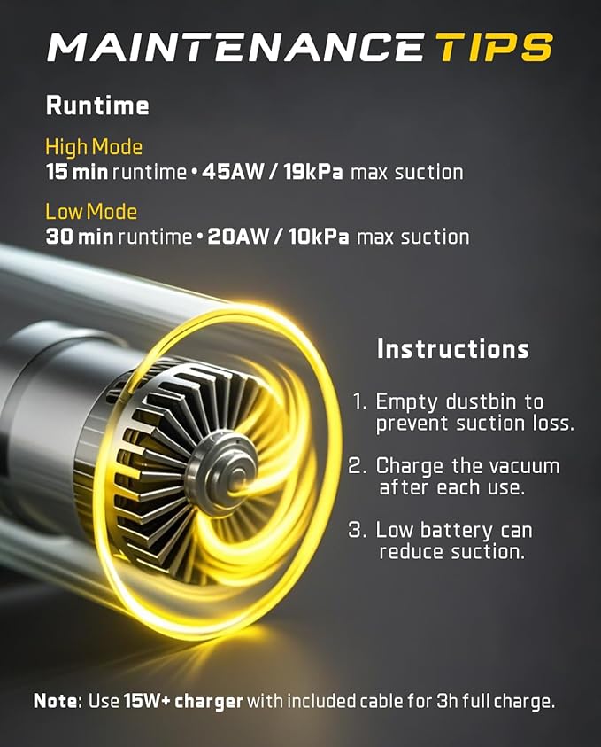 Fanttik Slim V10 APEX Cordless Car Vacuum, 4-in-1 Portable Mini Handheld Vac, 19kPa Suction Power, Upgraded Smart Digital Display, 2 Suction Modes for Small Jobs, Car, Office Desk, Keyboards (Gray)