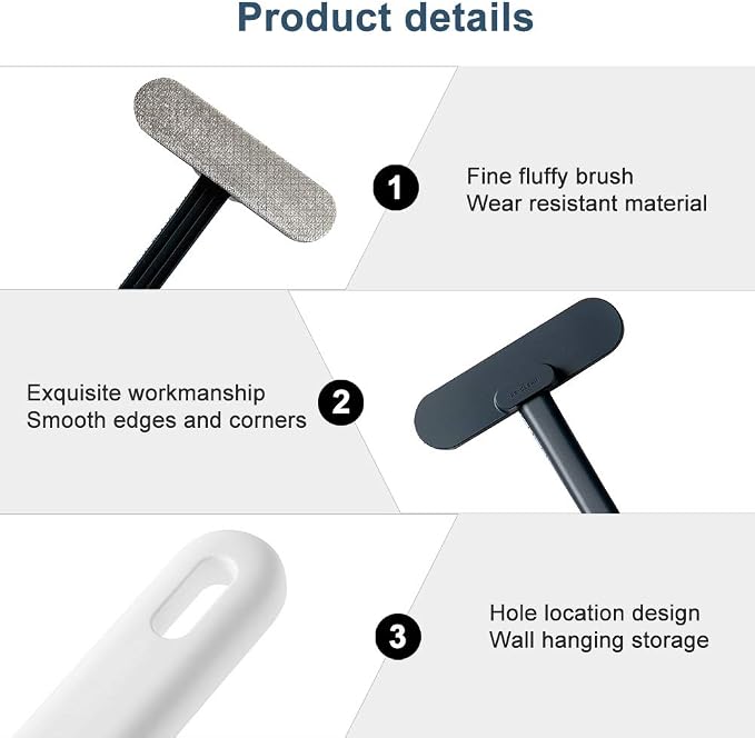 Window Screen Cleaner Brush,Mesh Screen Lint Brush,Window Screen Cleaning Brush Washing Equipment, Multifunctional Cleaning Brush(Blue)
