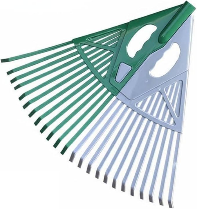 predolo 2-in-1 Leaf Rake and Grabber Lightweight Leaf Collector Tool Lawn Care Equipment for Homeowners , Rake Only