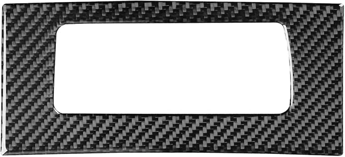 Fit for Cadillac Escalade ESV 2007-2014 / EXT Hybrid 2009-2013 | Real Carbon Fiber | Center Console Clock Display Panel Trim | Stickers | Thick Overlay