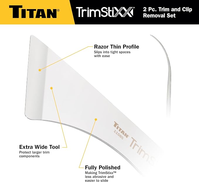 Titan 11586 Trim Stixx 2-Piece Trim and Clip Removal Set