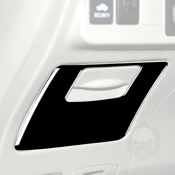 Glossy Bright Piano Black Car Driver Position Storage Box Panel Switch Cover Decoration Sticker Interior Trim Compatible with Toyota Corolla 2009 2010 2011 2012 2013 Auto Trim Accessories