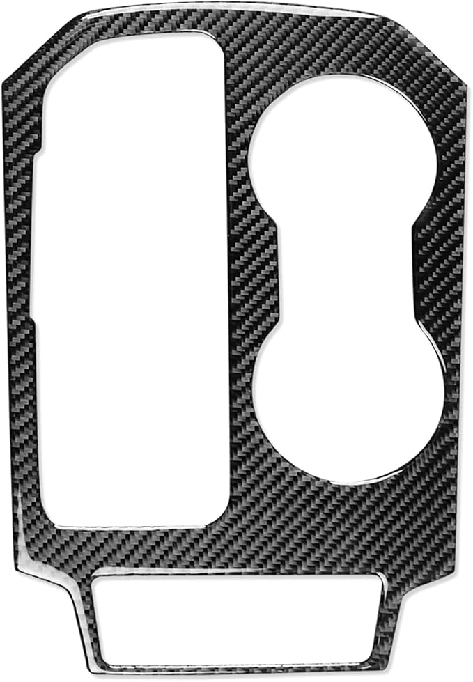 Gear Shifter Panel Trim Fit for Chevy Blazer 2019-2025 Carbon Fiber | for L/LT/RS/Premier 2019 2020 2021 2022 2023 2024 2025|Interior Decals Stickers Center Control Accessories|Thick Overlay