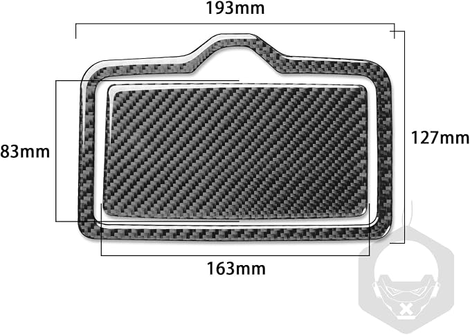 Real Carbon Fiber Trim for Audi 80A Q5 Accessories | for SQ5 2018-2025 Dash Rear Cup Holder Panel Frame Cover Sticker Interior Thick Overlay Decal