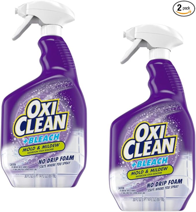 OxiClean plus Bleach, Bathroom Stain Remover 30 oz. (Pack of 2)