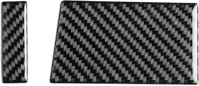 Real Carbon Fiber Trim for Honda Accord Accessories | for 2003 2004 2005 2006 2007，Driver Side Glove Box Panel Upper Cover，Interior Dash Panel，Thick Overlay Sticker Decal