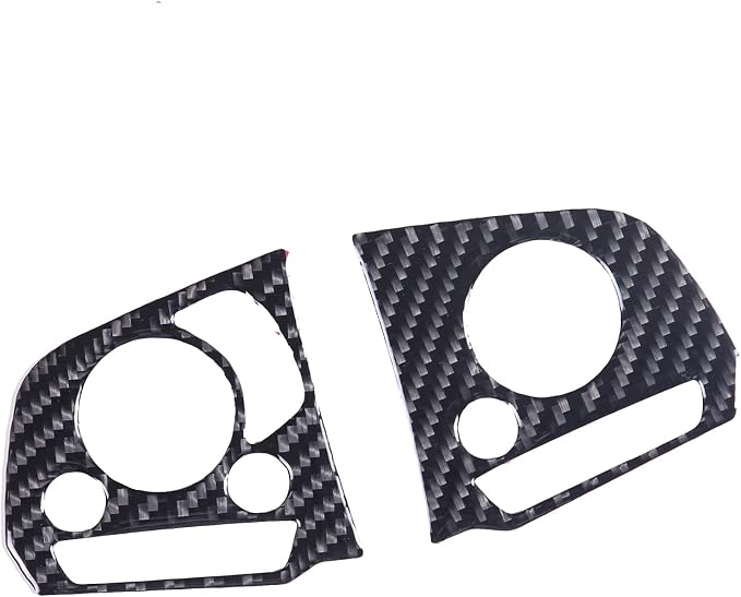 Direction Controller Button Cover, Car Steering Wheel Panel Protection Frame Sticker Trim for Honda Pilot 2016-2022/Passport 2019-2023, Carbon Fiber (Steering Wheel Button Frame)