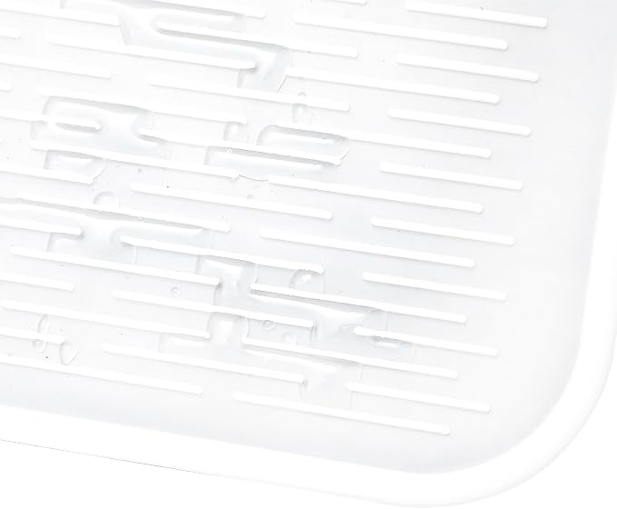 MicoYang Silicone Dish Drying Mat for Multiple Usage,Easy clean,Eco-friendly,Heat-resistant Silicone Mat for Kitchen Counter or Sink,Refrigerator or Drawer Liner Translucent 5XL 36inches x 18inches