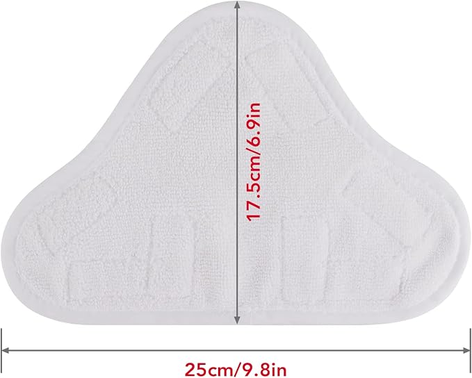 Sgizoku Microfiber Steam Mop Pad Replacement Compatible with H2O H20 Mop X5 Steam Steam Cleaners Washable & Reusable - 8 Pack