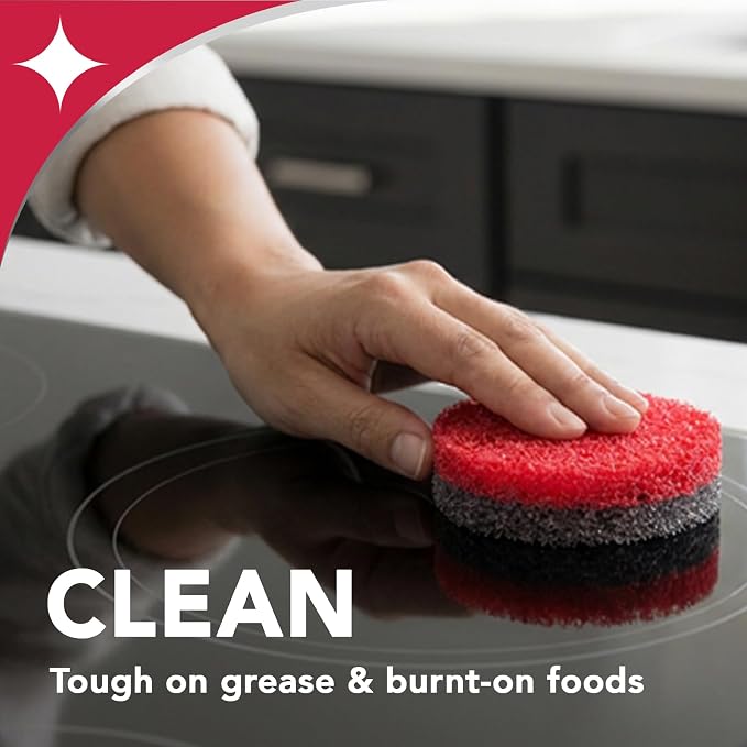 Weiman Cooktop Cleaner Paste, Easily Remove Burned-On Food, Grease and Watermarks, Leaving Your Glass Cook Top Sparkling