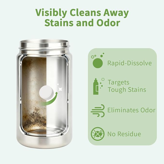 ORIENTLEAF Garbage Disposal Cleaner and Water Bottle Cleaner