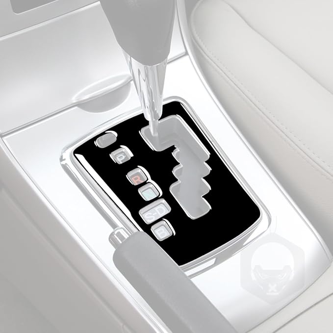 Glossy Bright Piano Black Car Center Console Shifter Transmission Panel Gear Cover Decoration Sticker Interior Trim Compatible with Toyota Corolla 2009 2010 2011 2012 2013 Auto Trim Accessories