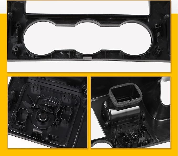 Suitable for Black Dash Bezel Dashboard Trim Panel for Ford F250 F350 Super Duty (2005-2007) - Durable Surround Cover