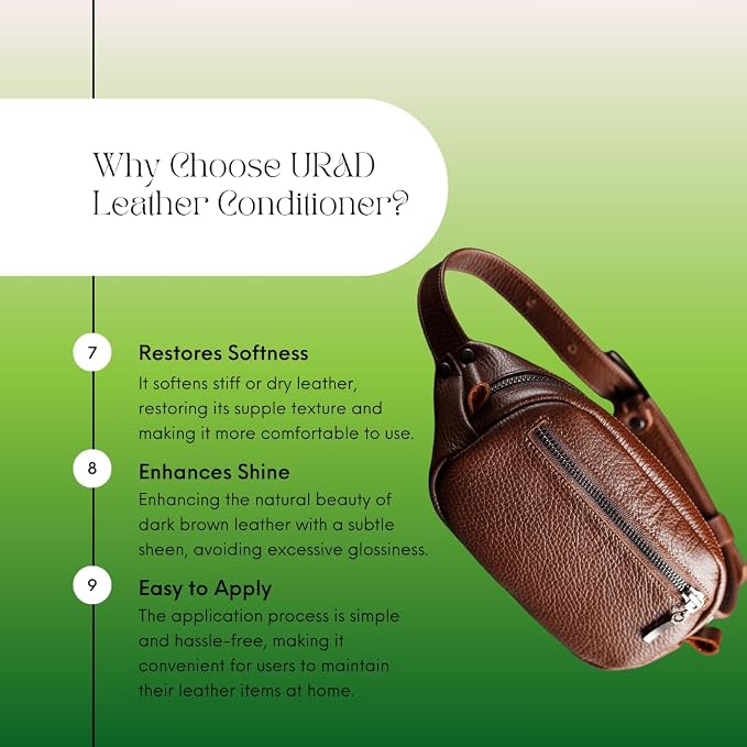 Leather Conditioner 50ml Dark Brown – Compact, Color-Restoring Leather Care for Dark Brown Shoes, Bags, and Accessories