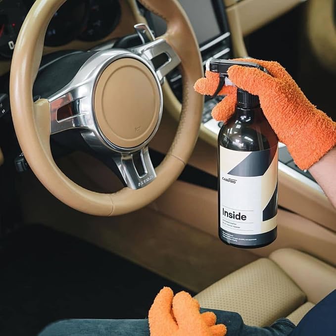 CARPRO Inside Car Interior Cleaner: Ultimate Detailer Car Vinyl, Plastic & Finished Leather - Remove Dirt, Sweat, Oils from Interior Surfaces - Liter (34oz)
