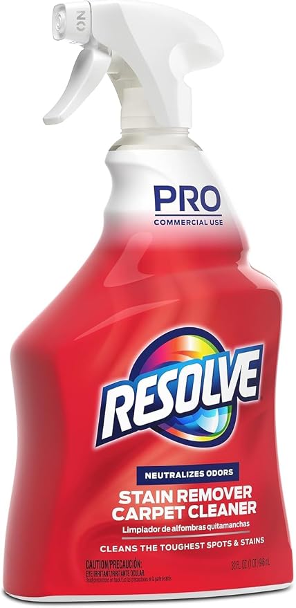 Resolve Professional Strength Spot and Stain Carpet Cleaner, Carpet Cleaner, Carpet Cleaner Solution, 32 Fl Oz