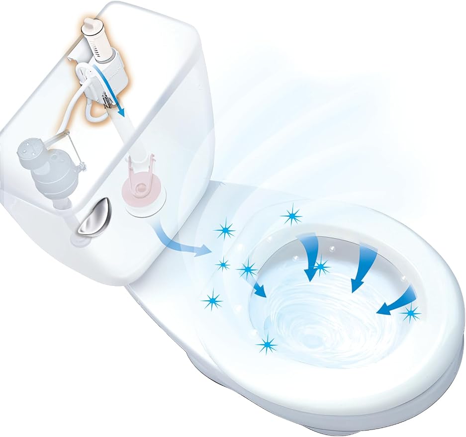 Fluidmaster 8302P8 Flush 'n Sparkle Automatic Toilet Bowl Cleaning System Refills, Bleach 2-Pack