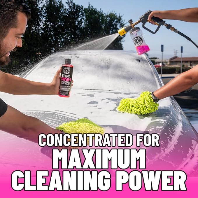 Chemical Guys, Mr. Pink Foaming Car Wash Soap, Foam Cannon, Candy, 32 oz