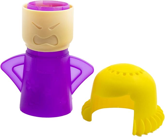 Microwave Cleaner Steam Angry mama Easily Cleans the Crud In Minutes. Fast Action Steam Kitchen Gadget,Just Add Vinegar and Water (purple)