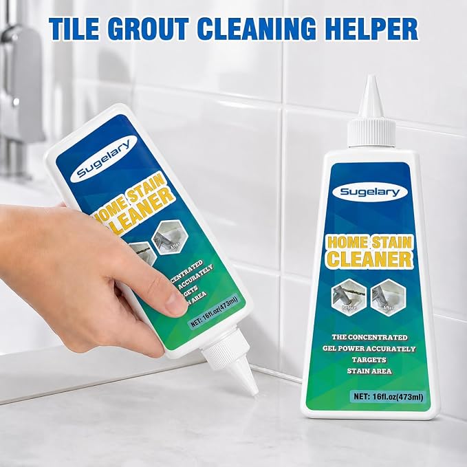 Sugelary Household Washing Machine Cleaner, Home Remover Gel for Refrigerator Strips, Grout Cleaner Best for Home Sink, Kitchen, Showers(16 Fl. oz)