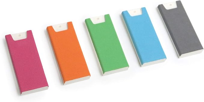 Shine 2-in-1 Screen Cleaner Spray + Microfiber Cloth, 5 Pack | Streak-Free, Ammonia & Alcohol-Free, Safe for All Screens, Reusable Microfiber Cloth, 5 Colors