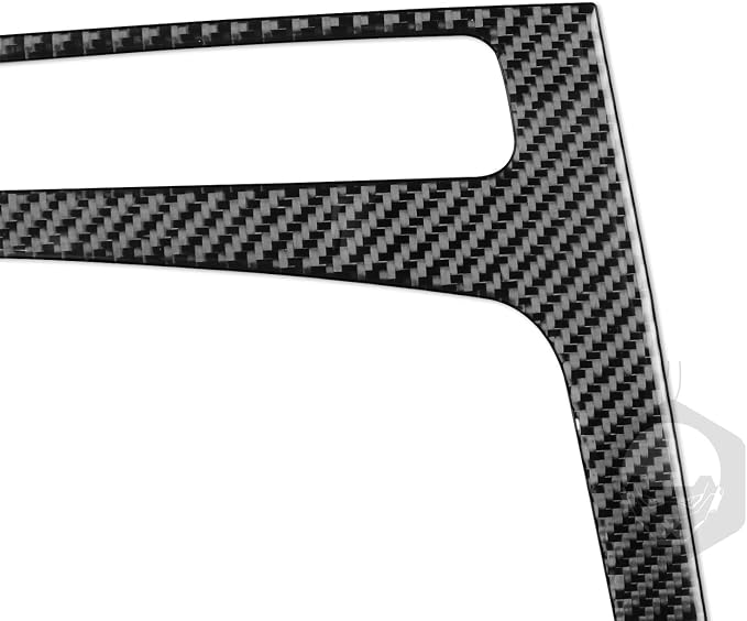 Real Carbon Fiber Trim for Audi 80A Q5 Accessories | for SQ5 2018-2025 Dash Center Console Gear Shift Outer Panel Frame Cover Sticker Interior Thick Overlay Decal - A