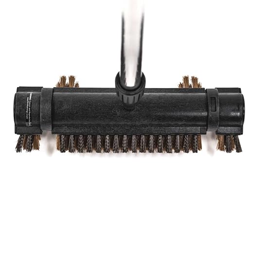 CD1601 Outdoor Patio Scrub Brush – Heavy-Duty Stiff Bristles with Telescopic Aluminum Handle – Ideal for Decks, Patios, Concrete, and Garage Floors
